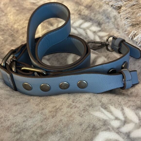 Blue/rivet 42” novelty replacement, handbag strap/guitar strap/Crossbody - Picture 2 of 5